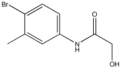 N-(4-BROMO-3-METHYLPHENYL)-2-HYDROXYACETAMIDE Struktur