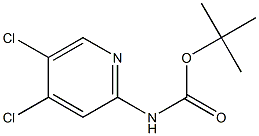 2-(BOC-AMINO)-4,5-DICHLOROPYRIDINE Struktur