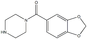 1-(1,3-BENZODIOXOL-5-YLCARBONYL)PIPERAZINE Struktur