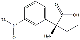 (2S)-2-AMINO-2-(3-NITROPHENYL)BUTANOIC ACID Struktur