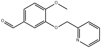 4-METHOXY-3-(PYRIDIN-2-YLMETHOXY)BENZALDEHYDE Struktur