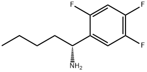 (1R)-1-(2,4,5-TRIFLUOROPHENYL)PENTYLAMINE Struktur