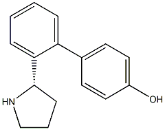 4-[2-((2S)PYRROLIDIN-2-YL)PHENYL]PHENOL Struktur