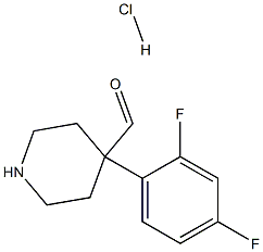 4-(2,4-DIFLUOROPHENYL)-4-PIPERIDINYL-METHANONE HCL Struktur