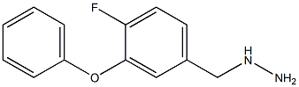 (4-FLUORO-3-PHENOXY-BENZYL)-HYDRAZINE Struktur