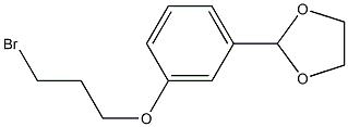 2-[3-(3-BROMOPROPOXY)PHENYL]-[1,3]-DIOXOLANE Struktur