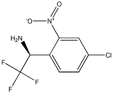 (1S)-1-(4-CHLORO-2-NITROPHENYL)-2,2,2-TRIFLUOROETHYLAMINE Struktur