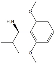 (1R)-1-(2,6-DIMETHOXYPHENYL)-2-METHYLPROPYLAMINE Struktur