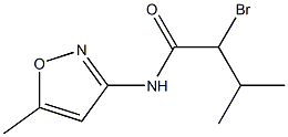 2-BROMO-3-METHYL-N-(5-METHYLISOXAZOL-3-YL)BUTANAMIDE Struktur