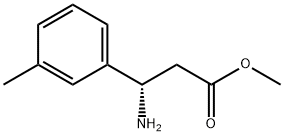 METHYL (3S)-3-AMINO-3-(3-METHYLPHENYL)PROPANOATE Struktur