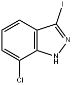 7-CHLORO-3-IODO (1H)INDAZOLE Struktur