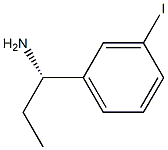 (1S)-1-(3-IODOPHENYL)PROPYLAMINE Struktur