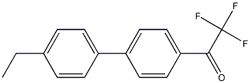 4'-(4-ETHYLPHENYL)-2,2,2-TRIFLUOROACETOPHENONE Structure