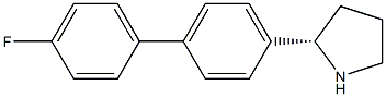 (2S)-2-[4-(4-FLUOROPHENYL)PHENYL]PYRROLIDINE Struktur