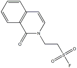 2-(1-OXOISOQUINOLIN-2(1H)-YL)ETHANESULFONYL FLUORIDE Struktur