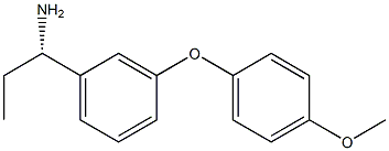 (1S)-1-[3-(4-METHOXYPHENOXY)PHENYL]PROPYLAMINE Struktur