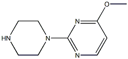 4-METHOXY-2-PIPERAZIN-1-YLPYRIMIDINE Struktur