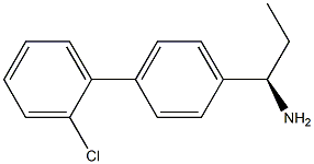 (1R)-1-[4-(2-CHLOROPHENYL)PHENYL]PROPYLAMINE Struktur