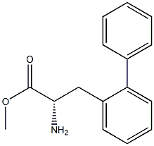 METHYL (2S)-2-AMINO-3-(2-PHENYLPHENYL)PROPANOATE Struktur