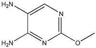 2-METHOXYPYRIMIDINE-4,5-DIAMINE Struktur