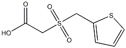 [(THIEN-2-YLMETHYL)SULFONYL]ACETIC ACID Struktur