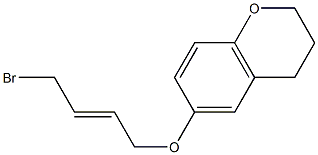 6-(4-BROMO-BUT-2-ENYLOXY)-CHROMAN Struktur