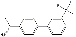 (1R)-1-(4-[3-(TRIFLUOROMETHYL)PHENYL]PHENYL)ETHYLAMINE Struktur