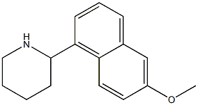 2-(6-METHOXY-NAPHTHALEN-1-YL)-PIPERIDINE Struktur