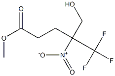 5,5,5-TRIFLUORO-4-HYDROXYMETHYL-4-NITRO-PENTANOIC ACID METHYL ESTER Struktur