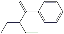 3-ETHYL-2-PHENYL-1-PENTENE Struktur