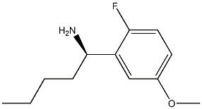 (1R)-1-(2-FLUORO-5-METHOXYPHENYL)PENTYLAMINE Struktur