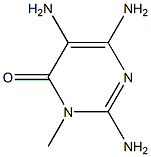 2,5,6-TRIAMINO-3-METHYLPYRIMIDIN-4(3H)-ONE Struktur