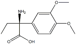 (2S)-2-AMINO-2-(3,4-DIMETHOXYPHENYL)BUTANOIC ACID Struktur