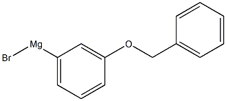 3-BENZYLOXYPHENYLMAGNESIUM BROMIDE Struktur