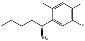 (1S)-1-(2,4,5-TRIFLUOROPHENYL)PENTYLAMINE Struktur