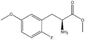 METHYL (2S)-2-AMINO-3-(2-FLUORO-5-METHOXYPHENYL)PROPANOATE Struktur