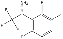 (1R)-1-(2,6-DIFLUORO-3-METHYLPHENYL)-2,2,2-TRIFLUOROETHYLAMINE Struktur