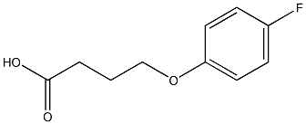 4-(4-FLUOROPHENOXY)BUTANOIC ACID Struktur