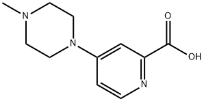 4-(N-METHYLPIPERAZIN-1-YL)PYRIDINE-2-CARBOXYLIC ACID Struktur