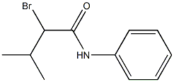 2-BROMO-3-METHYL-N-PHENYLBUTANAMIDE Struktur