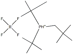 DI-T-BUTYLNEOPENTYLPHOSPHONIUM TETRAFLUOROBORATE Struktur