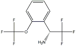 (1R)-2,2,2-TRIFLUORO-1-[2-(TRIFLUOROMETHOXY)PHENYL]ETHYLAMINE Struktur