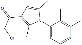 2-CHLORO-1-[1-(2,3-DIMETHYLPHENYL)-2,5-DIMETHYL-1H-PYRROL-3-YL]ETHANONE Struktur