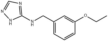 N-(3-ETHOXYBENZYL)-1H-1,2,4-TRIAZOL-3-AMINE Struktur