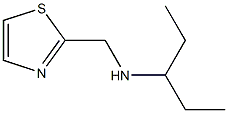 (1-ETHYL-PROPYL)-THIAZOL-2-YLMETHYL-AMINE Struktur