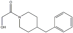 2-(4-BENZYLPIPERIDIN-1-YL)-2-OXOETHANOL Struktur