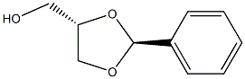 TRANS-1,2-O-BENZYLIDENE-D-GLYCEROL Struktur