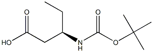 (R)-3-TERT-BUTOXYCARBONYLAMINO-PENTANOIC ACID Struktur