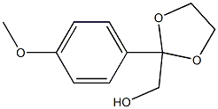 [2-(4-METHOXYPHENYL)-[1,3]DIOXOLAN-2-YL]METHANOL Struktur