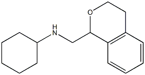 N-(3,4-DIHYDRO-1H-ISOCHROMEN-1-YLMETHYL)CYCLOHEXANAMINE Struktur